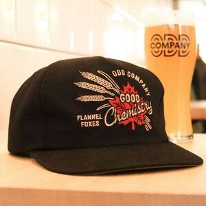 ODD COMPANY BREWING X FLANNEL FOXES Collaboration Snapback Ballcap
